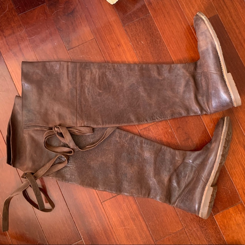 Frye over-the-knee Celia leather boot